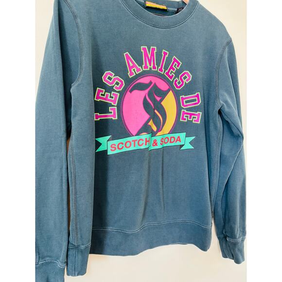 Scotch and Soda Les Amies De Graphic Sweatshirt Large - Picture 4 of 9